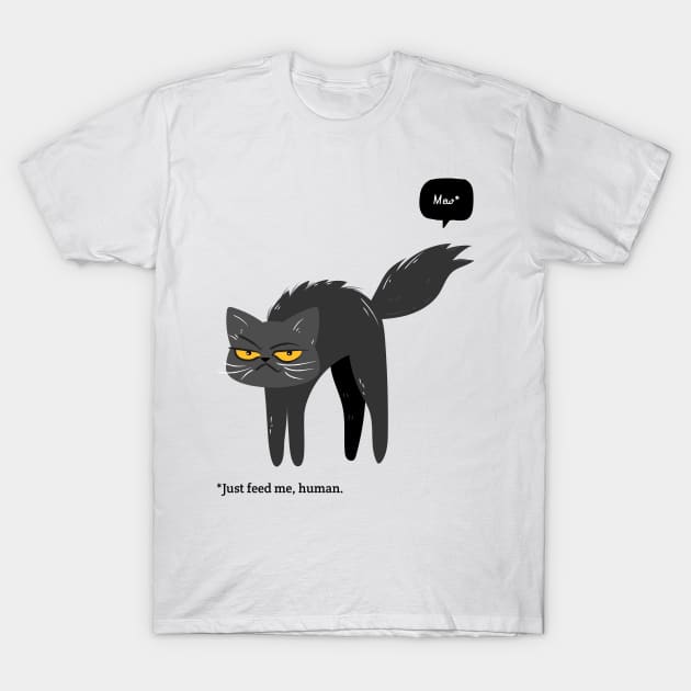 Evil Cat T-Shirt by Plush Tee